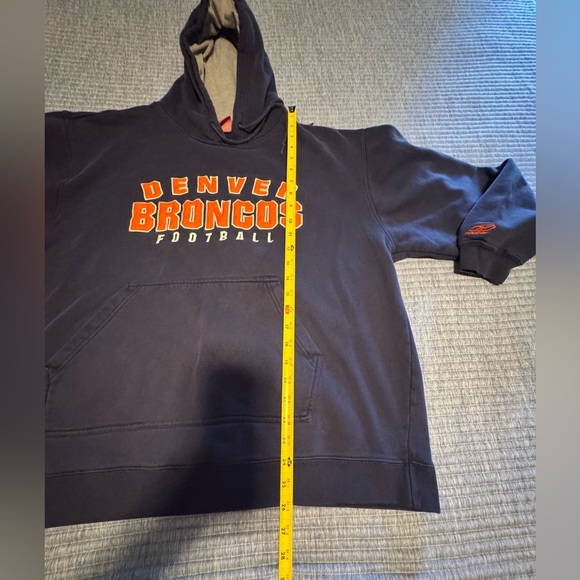 Reebok Navy Blue and Orange Denver Broncos Sweater - Picture 4 of 9